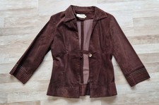 CARDON echte Velours Leder Jacke aus Wildschwein für Damen Grösse M Argentinien