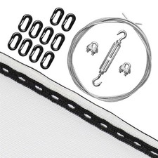 Kostengünstiges Pfeilfangnetz weiß, für entspanntes Schießen inklusive Zubehör