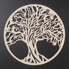 Holzornament Dekor Lebensbaum