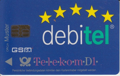 Muster demokarte gsm - gsm, sim