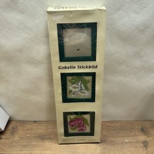 Gobelinstickbild Set Blumen