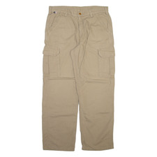 Carhartt Cargo Herren Hose Beige Relaxed Straight W36 L32