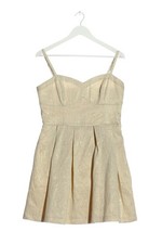 HOLLISTER Trägerkleid Damen Kleid Gr. DE 40 goldfarben Elegant