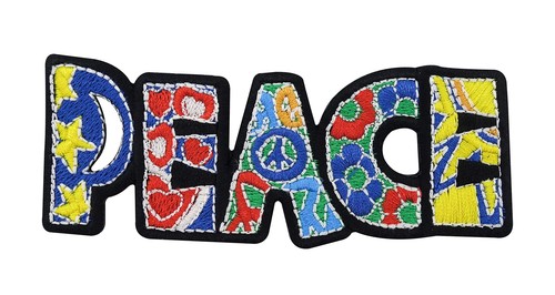 Bunter peace hippie patch - peace,