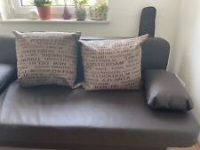 Schlafsofa mit Bettkasten ( braun, Leder ) 200€ VB