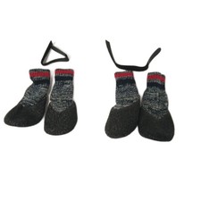 GOSHIES Hundesocken Pfotenschutz Anti Rutsch 4 Stück Hundesocken Strand-Trend