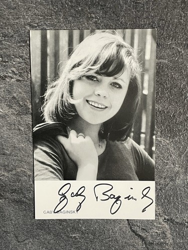 Autogrammkarte gaby - *,