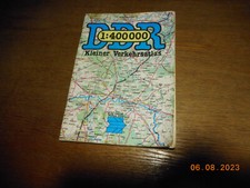 DDR kleiner Verkehrsatlas 1: 400 000, VEB Tourist Verlag, 1982 Wartburg Trabant