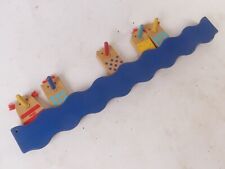 Lustige Kinder Garderobe von Haba Holz 5 bunte Wichtel Hakenleiste