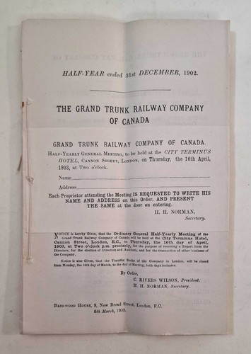 Grand trunk railway - grand, co