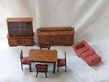 Alte Paul Hübsch Wohnzimmer 30er oder frühe 50er Jahre  Puppenstube