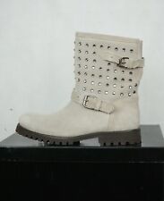 Marc Cain Stiefeletten 39 Leder Premium Design Grau Neu