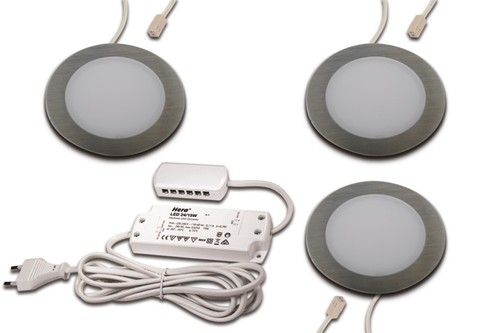 Hera led einbauleuchte 3er set - hera, 3er-set