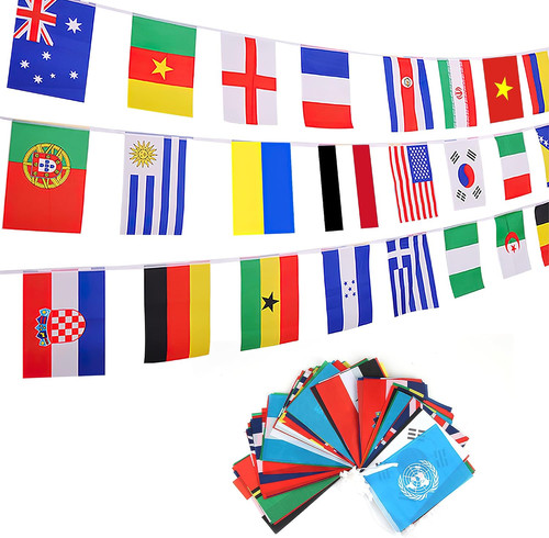 Flaggenkette mit 100