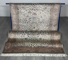 Kaschmir Seide 250 x 133 cm GEREINIGT Orientteppich Perserteppich Teppich G0203