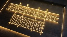 Jägermeister Orange 3D LED Leuchtschild Neonlicht Geschenk Bar Party Geburtstag 
