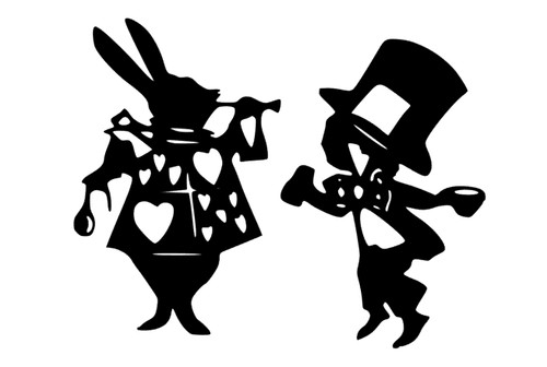 Alice weißer hase - alice, &