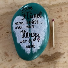 Handbemalter Stein, Geschenk