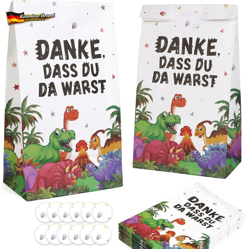 Dino geburtstag geschenktüten - dino,