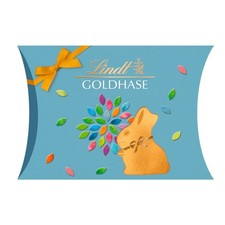 Lindt Oster Goldhase Cut Out Kissenpackung Vollmilch-Schokolade 39g