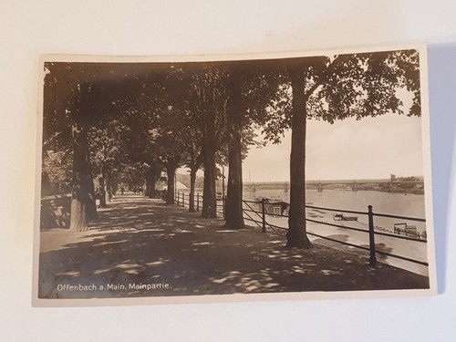 Postkarte offenbach main - offenbach, an