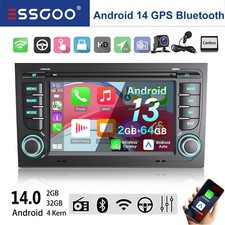 Für Audi A4 S4 RS4 B6 B7 B5 SEAT EXEO Android 14 WIFI Carplay Autoradio GPS Navi