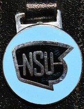 Alter NSU Motorrad Schlüsselanhänger - OSL 251 351-Quick-Lux-Konsul-Max-ZDB 201