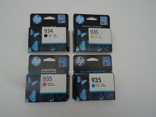 Original HP 934 / 935 - C2P19AE + C2P20AE + C2P21AE + C2P22AE Tinten SET KMCY