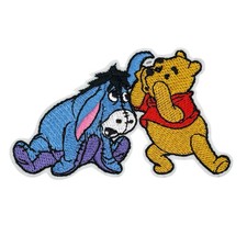 Winnie Pooh I-Aah Patch  Aufnäher Bügelbild Flicken Applikation Tigger Rabbit