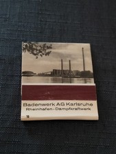 Streichholzheftchen, Badenwerk