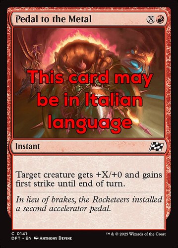 Mtg pedal the - mtg,