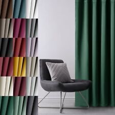 Gardine Ösen Vorhang Ösenvorhang Einfarbig 140x175/245/270 cm Verdunkelnd Eyelet