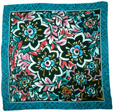 - CHRISTIAN FISCHBACHER Foulard Seidentuch TBEG Vintage Scarf 84x86 cm