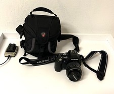 Olympus E-500 8.0MP Digitalkamera - Schwarz mit 17,5-45mm, 1:3,5-5,6 Objektiv