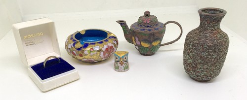 Kleines konvolut cloisonné - konvolut,