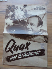 Filmprogrammheft Quax der Bruchpilot 1688 Illustrierte Film-Bühne Heinz Rühmann