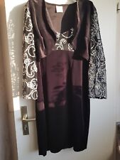 festliche kleider damen 42  Samt mit Bolero mit Tüllärmeln bestickt 