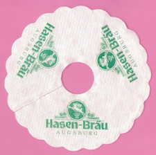 Pilsdeckchen Tropfdeckchen Hasen-Bräu Augsburg & andere 23x