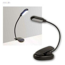 LED Klemm-Leuchte dimmbar USB Akku Leselampe Büro Tisch-lampe Buch-Klemm-Leuchte