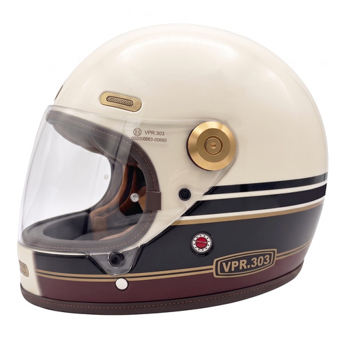 Motorradhelm vintage retro - motorradhelm,