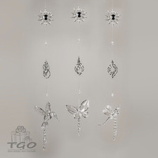 Formano Dekohänger Vogel Schmetterling Libelle Acryl klar-606402