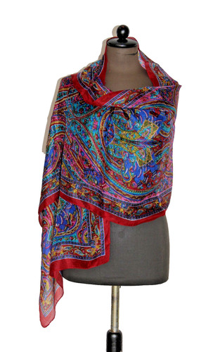 Schal seidentuch silk scarf - schal,