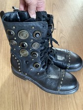 Konstantin Starke Designer Stiefeletten Schuhe Damenschuhe Gr. 38 Schwarz