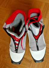 Herren Langlauf Schuh Fischer XC Comfort Gr. 41 grau weiß rot top Zustand