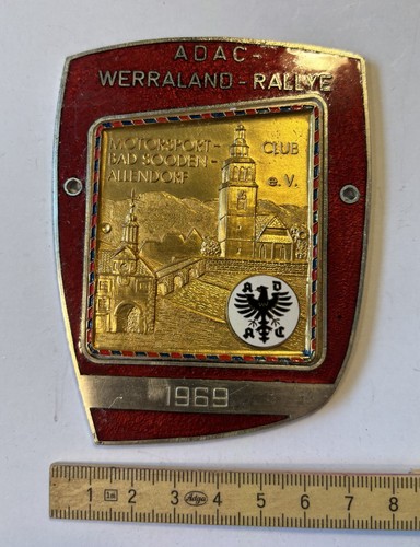 Plakette adac werraland - adac, werraland-rallye