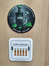 2 BierdeckelBayerischer Bahnhof Leipzig Gasthaus Gosebrauerei Gose Long Horn Gin