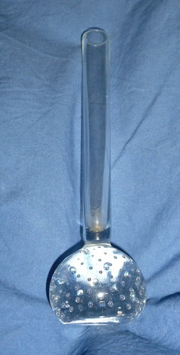 Vintage orchideenvase aus glas - vintage,