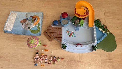 Playmobil schwimmbad set 4858 - schwimmbad-set,