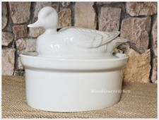 Große Terrine mit Deckel Ente