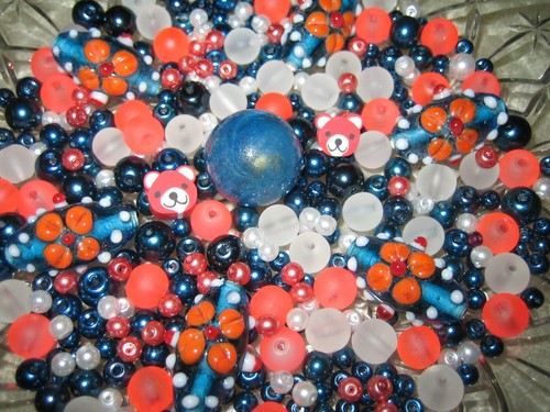 Glasperlen mix 143 indische - g,